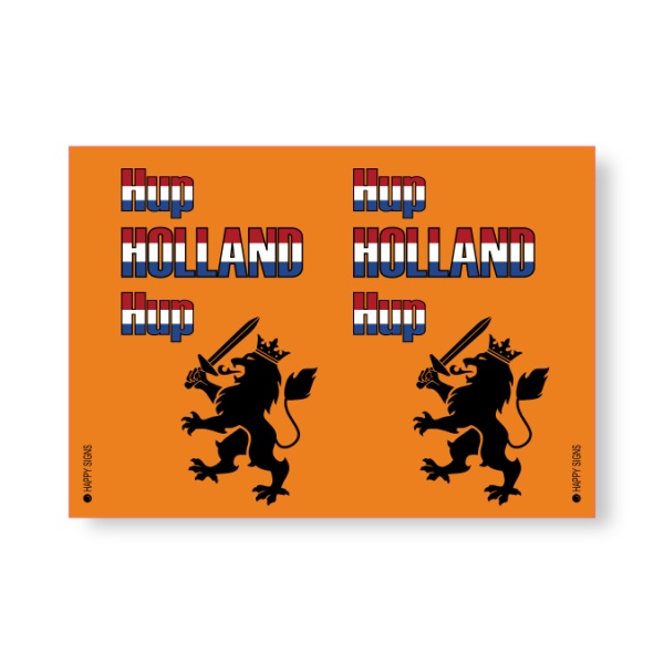 EK en WK raambord Hup-Holland-detail