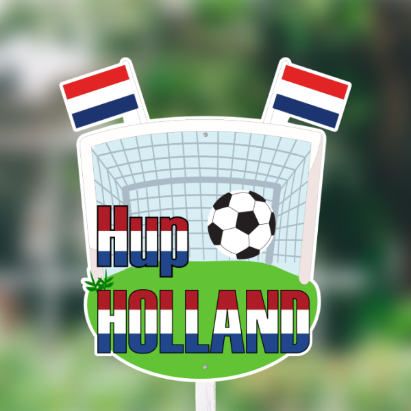 EK en WK versiering tuinbord Holland
