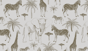 Jungle dieren - patroon A